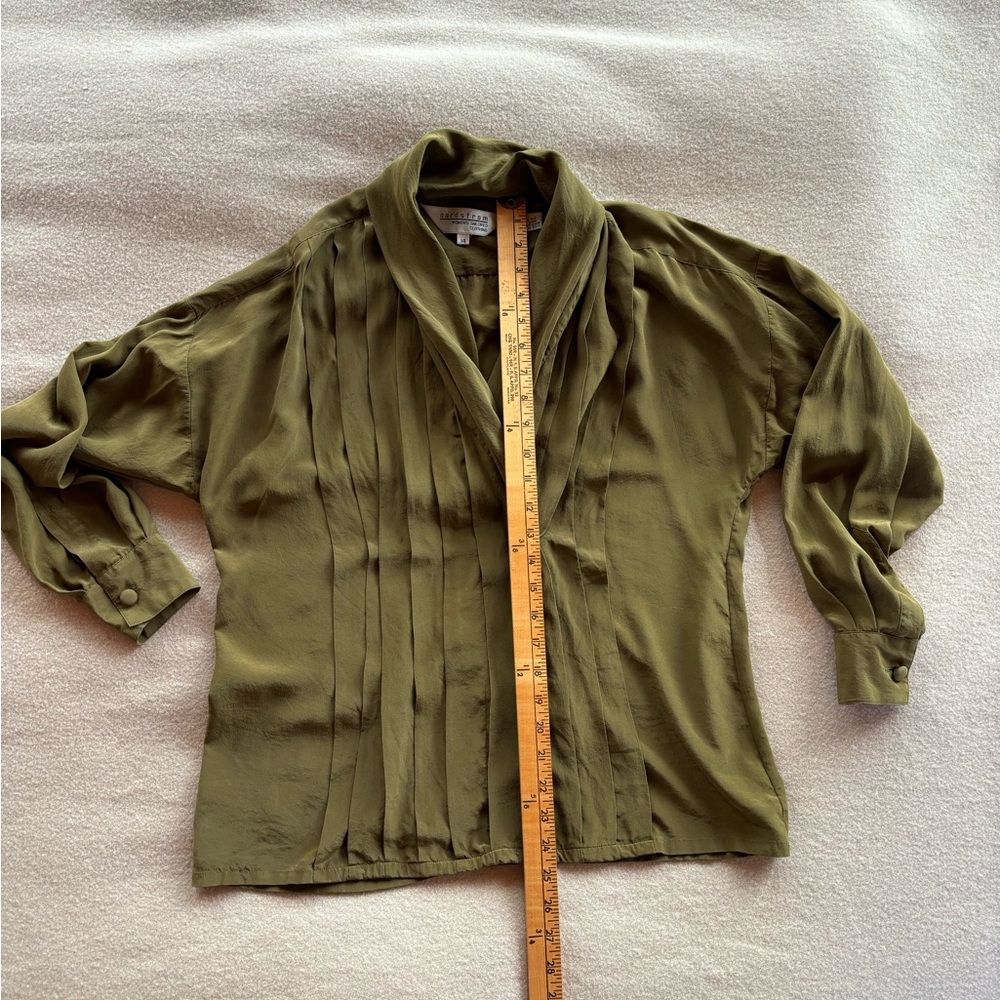 Vintage Nordstrom Silk Blouse - Picture 6 of 6